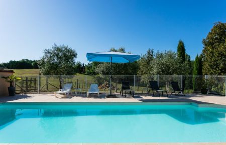 Piscine chauffée et ses oliviers Gîte La Tour Gîte n°24G309109 Le Bugue - Dordogne - Piscine chauffée et ses oliviers Gîte La Tour